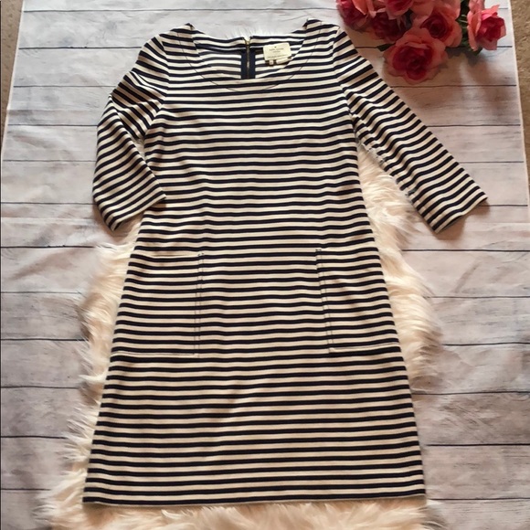 kate spade Dresses & Skirts - Kate Spade Boatneck Striped Pocket Shift Dress